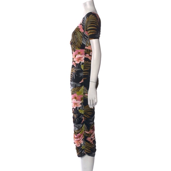 Favorite Daughter The Bad Decisions V-Neck Body-Con Hawaiian Dress Size XS - Picture 6 of 16